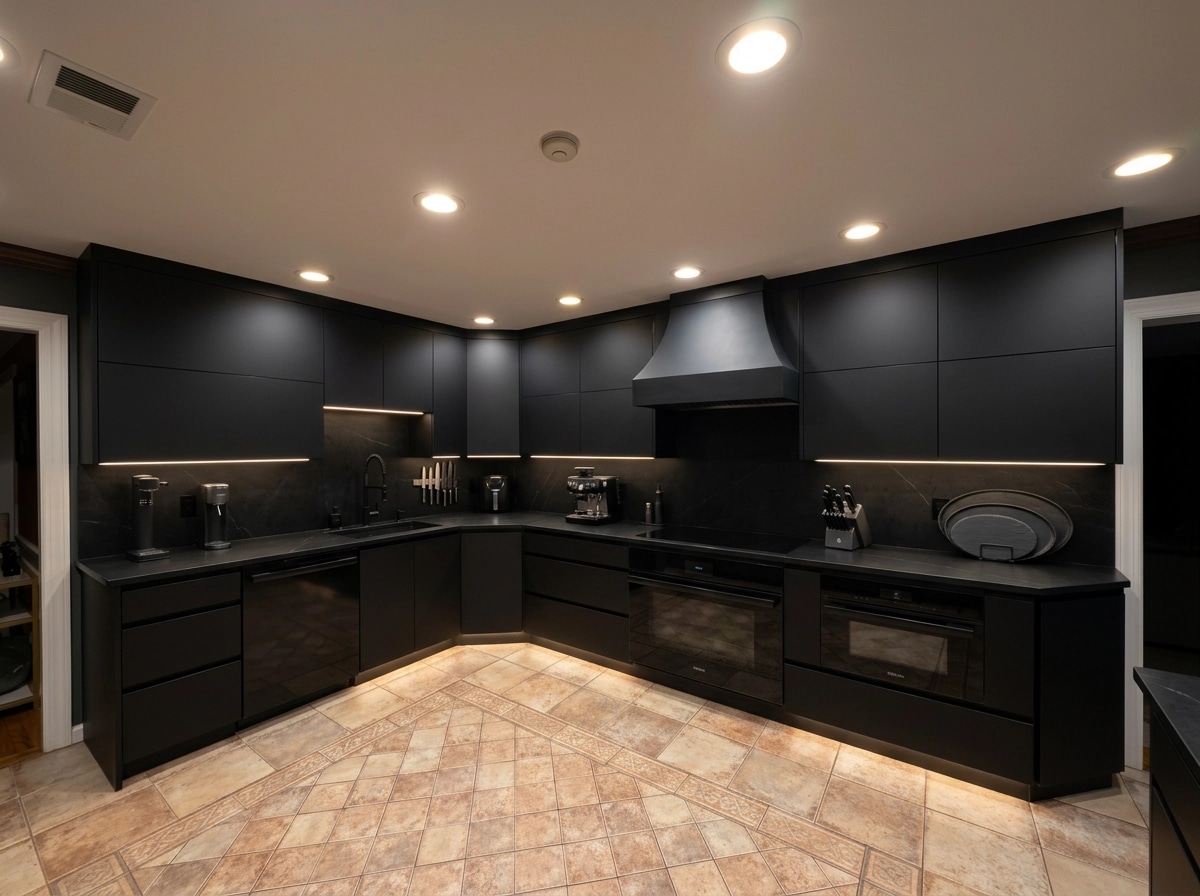 Interior design in Blacktec style — Kitchen by GenRoom AI