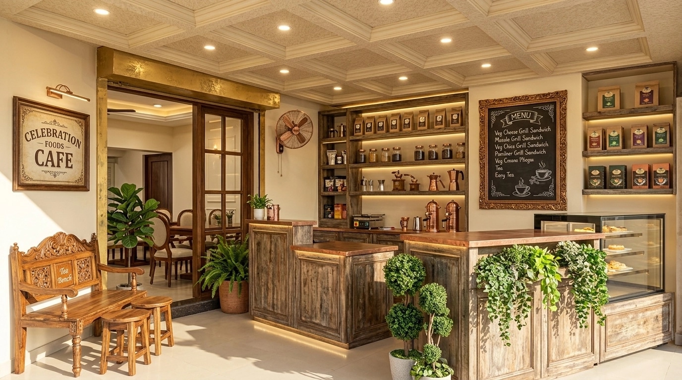 Interior design in Classic style — cafe by GenRoom AI