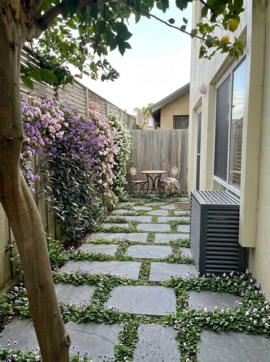 Landskapsdesign i stilen English Cottage Garden — Trädgård av GenRoom AI
