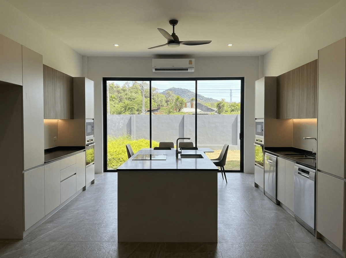 Kitchen interior in no_style style — photo by GenRoom AI