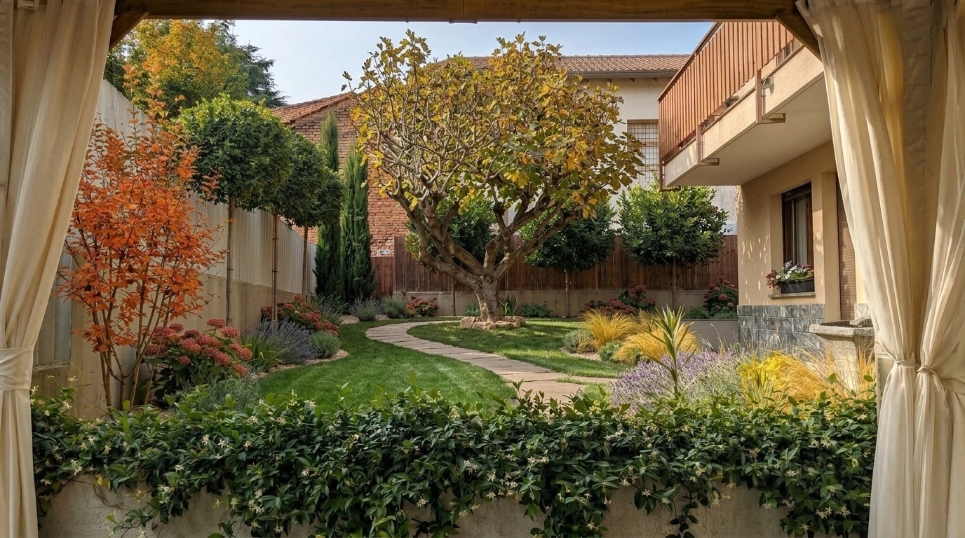 Yard design in no_style style — photo by GenRoom AI