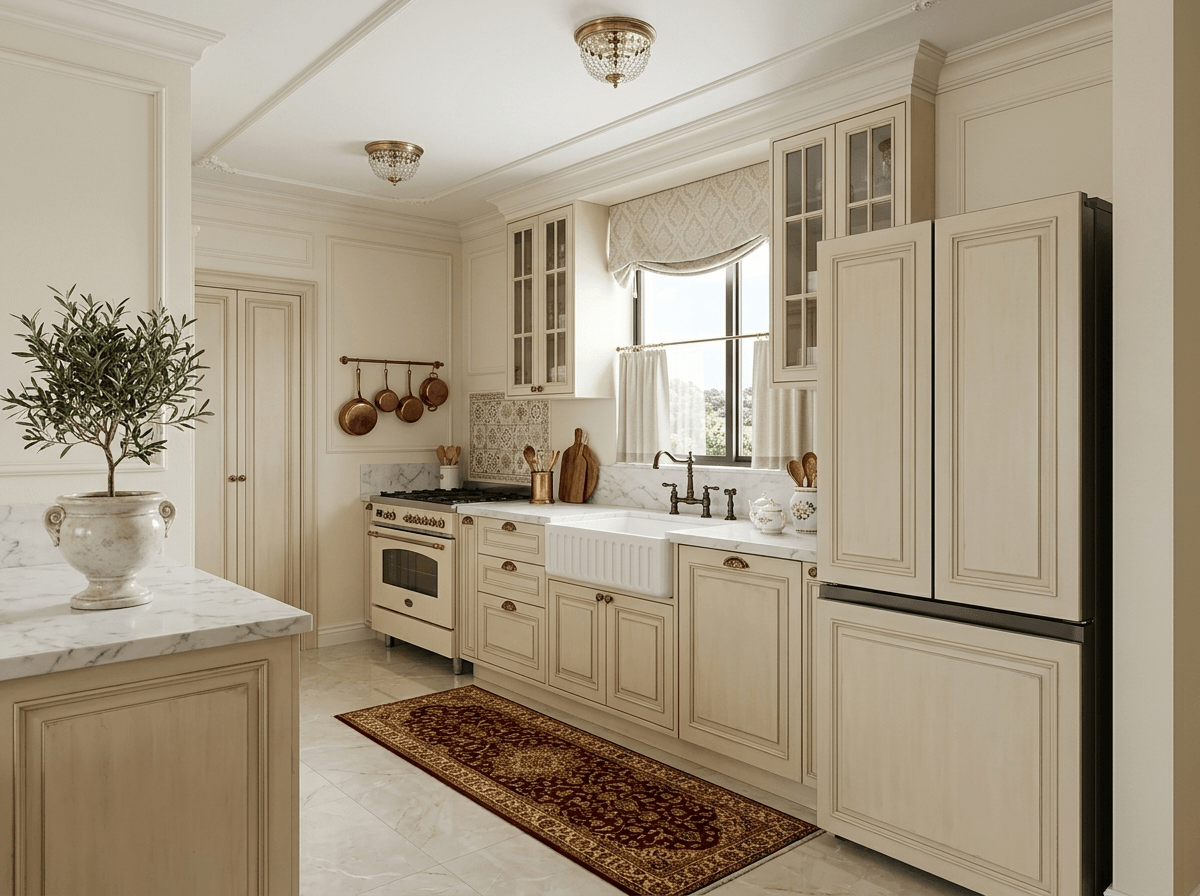 Kitchen interior in Classic style — photo by GenRoom AI