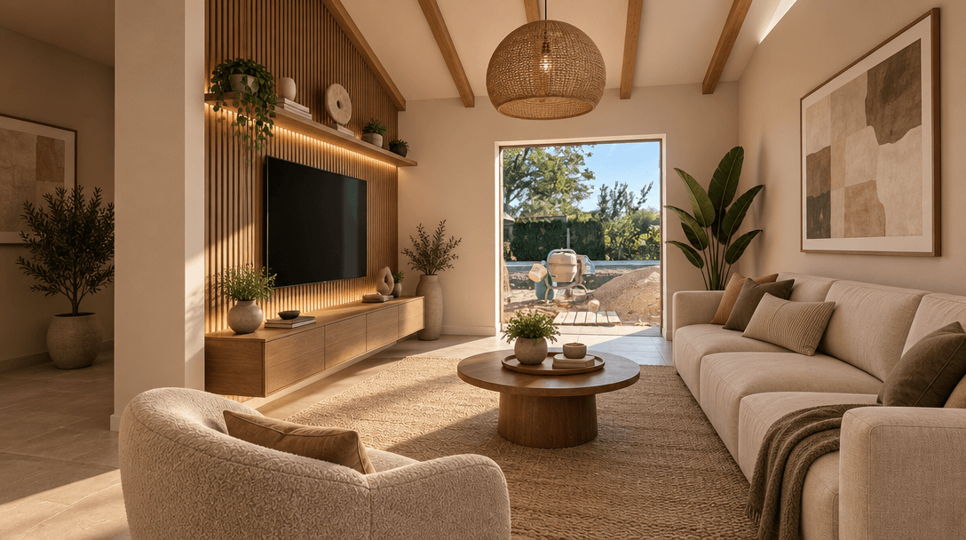 Interior design in Contemporary style — Living Room by GenRoom AI