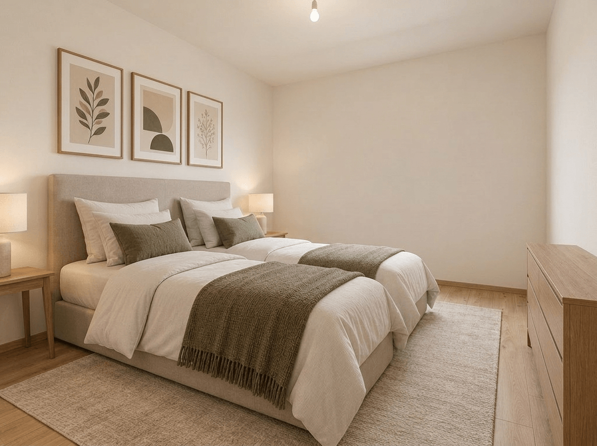 Bedroom interior in no_style style — photo by GenRoom AI