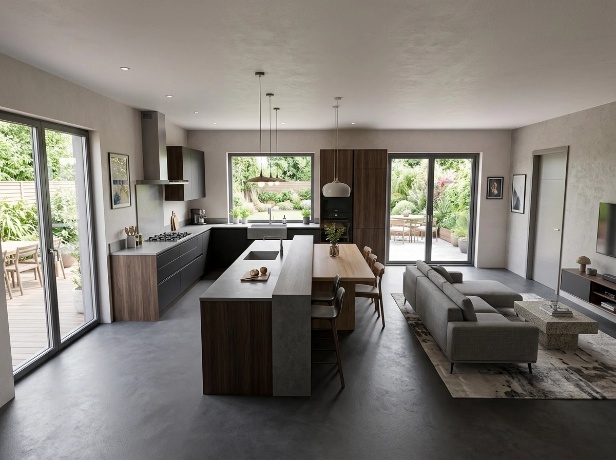 Scandinavian Kitchen design — interior photo by GenRoom AI
