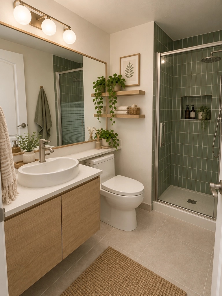Interior design in Scandinavian style — Bathroom by GenRoom AI