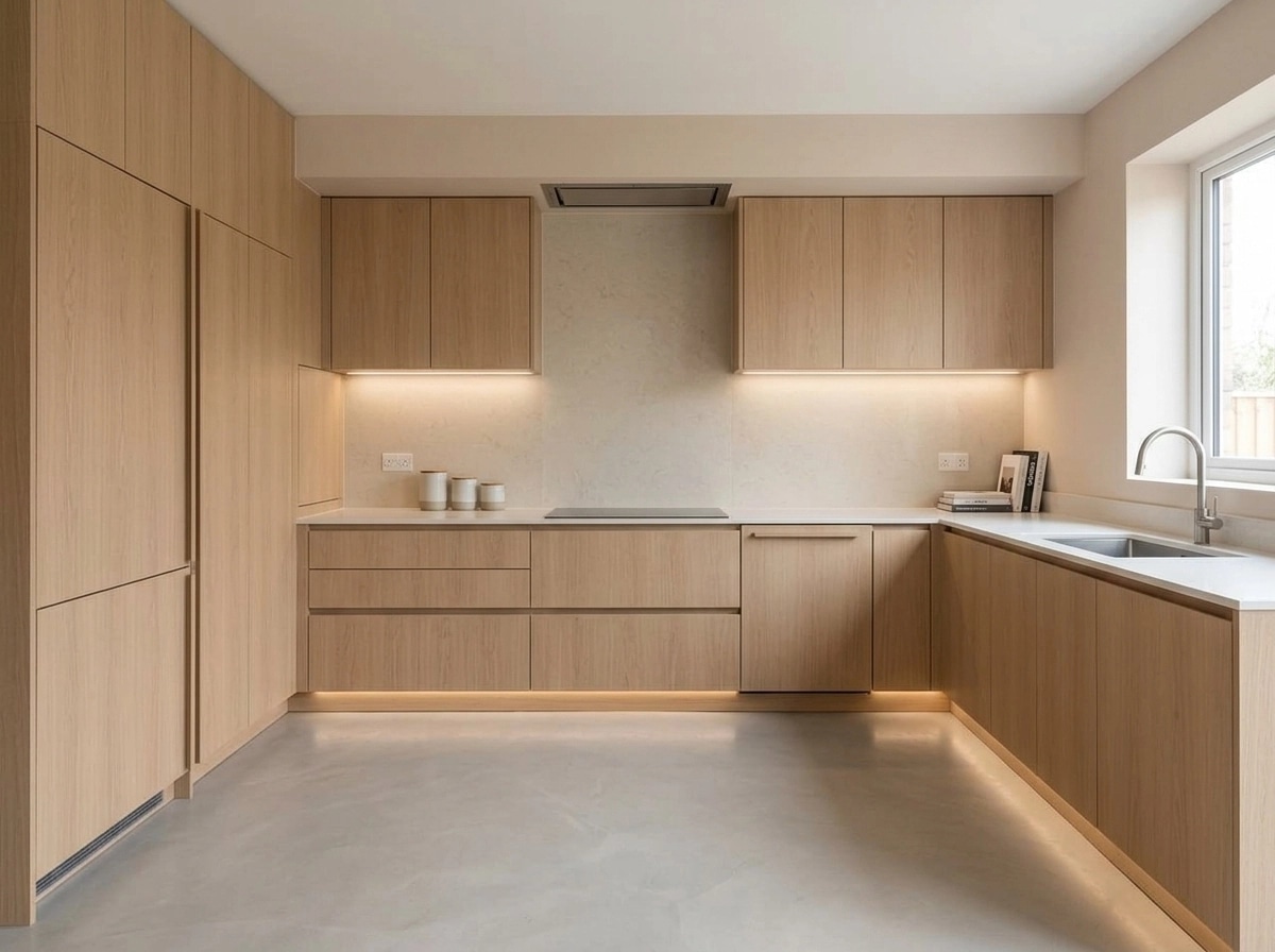 Minimalism Kitchen design — interior photo by GenRoom AI