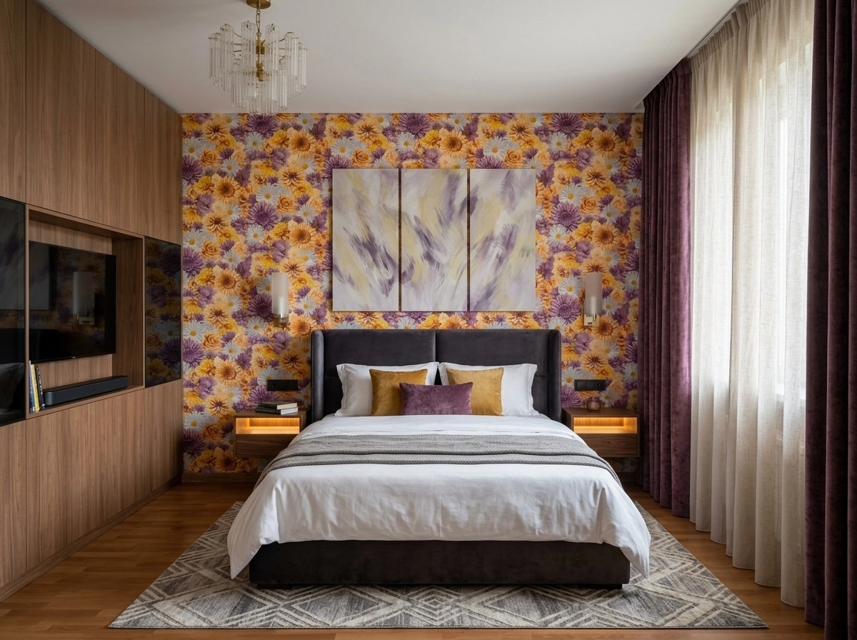 Contemporary Bedroom design — interior photo by GenRoom AI