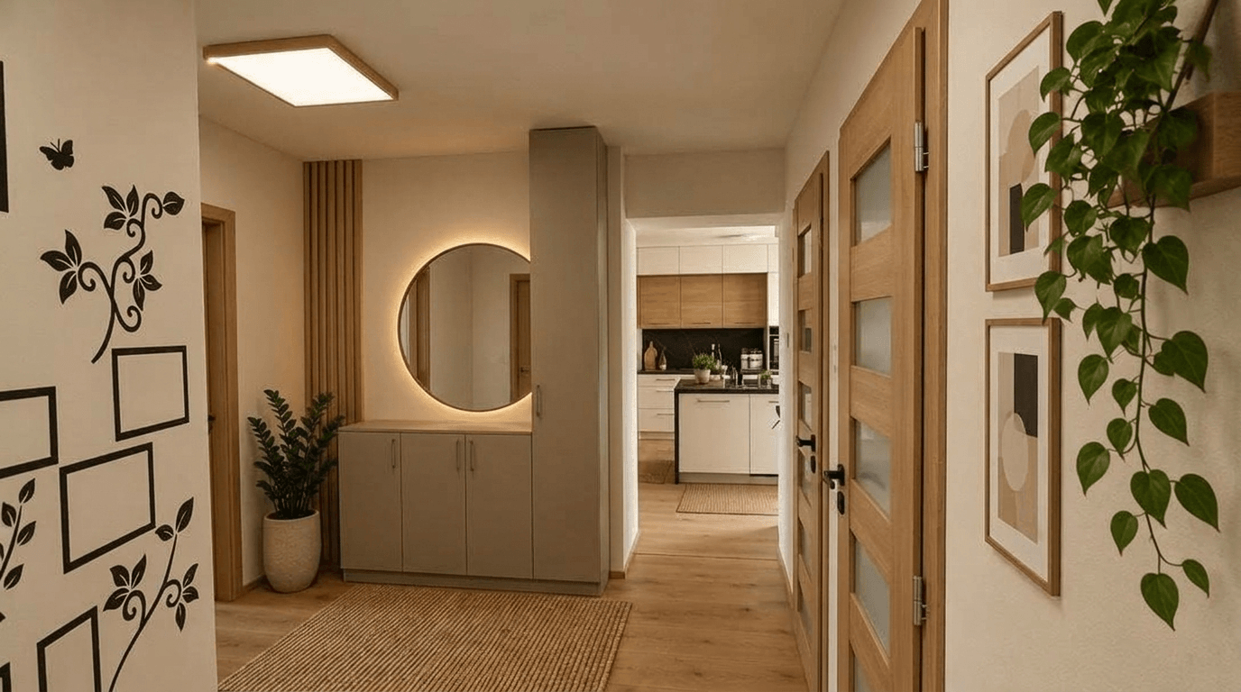 Hallway interior in no_style style — photo by GenRoom AI