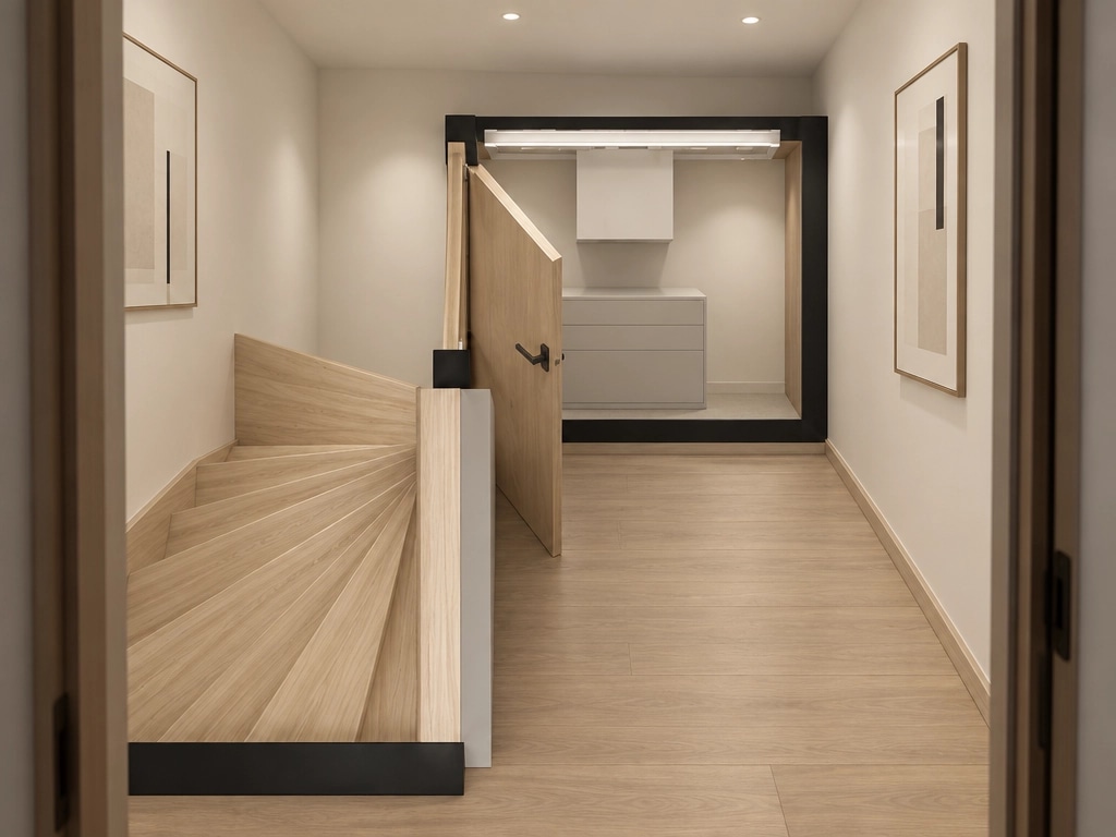 Interior design in Minimalism style — wardrobe by GenRoom AI