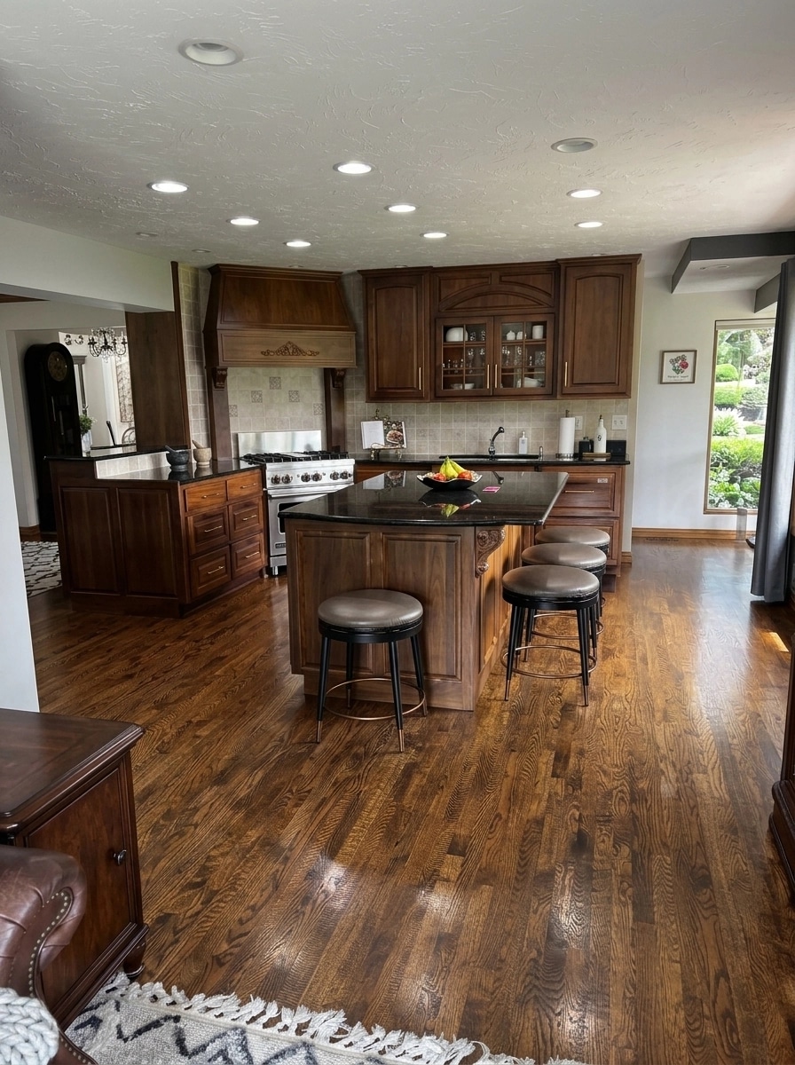 Interior design in Transitional style — Kitchen by GenRoom AI
