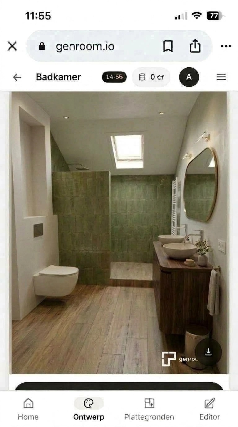 Bathroom interior in no_style style — photo by GenRoom AI