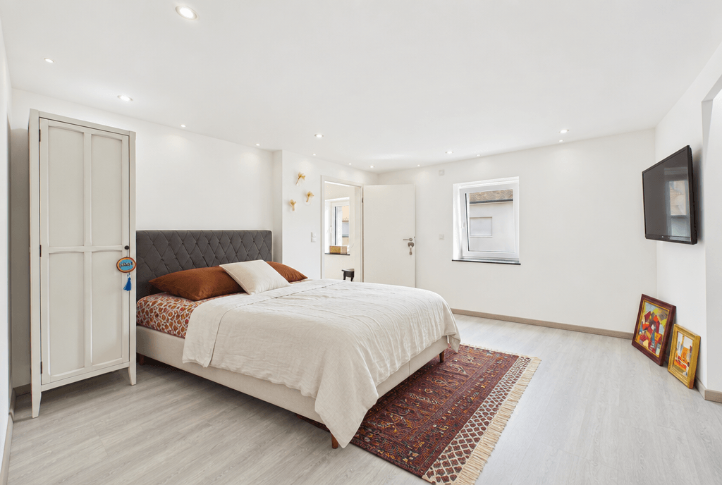Scandinavian Bedroom design — interior photo by GenRoom AI