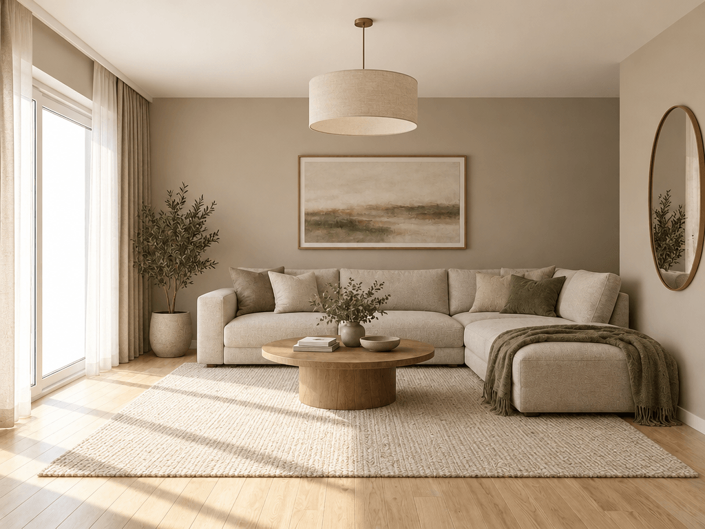 Interior design in Minimalism style — Living Room by GenRoom AI
