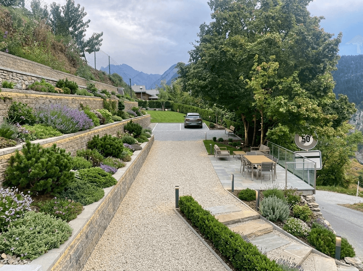 Yard design in no_style style — photo by GenRoom AI