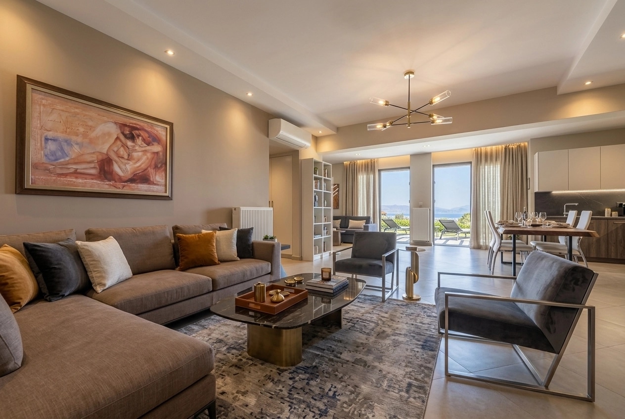 Interior design in Contemporary style — Living Room by GenRoom AI