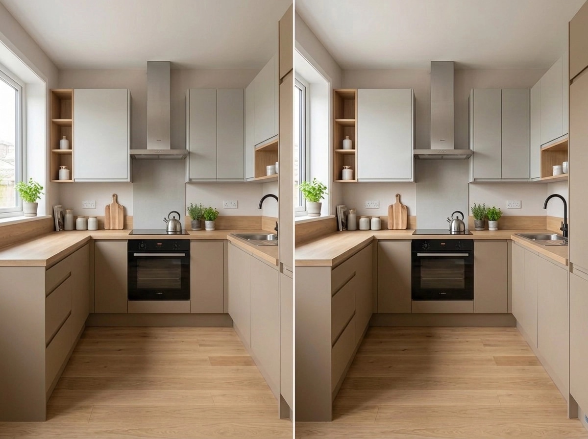 Interior design in Scandinavian style — Kitchen by GenRoom AI