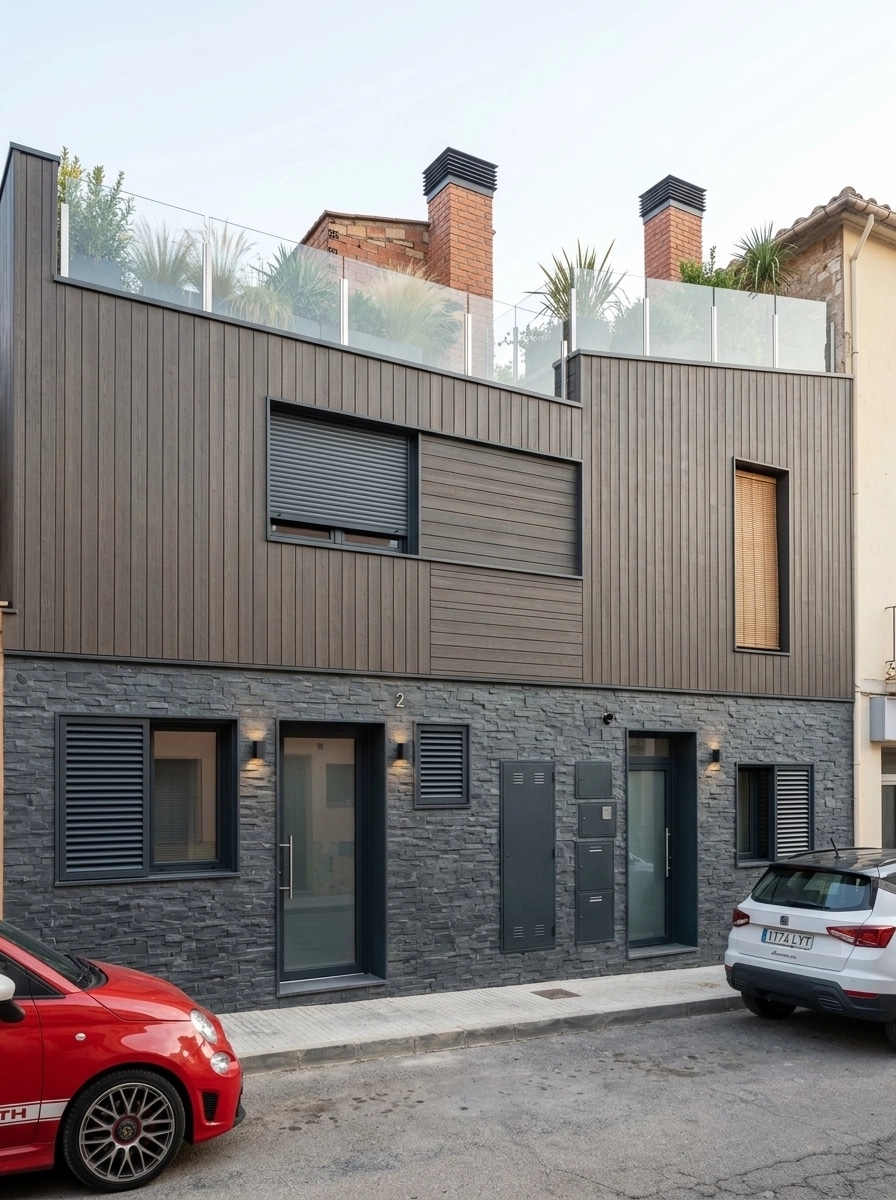 Facade design in Barnhouse Facade style — Facade by GenRoom AI