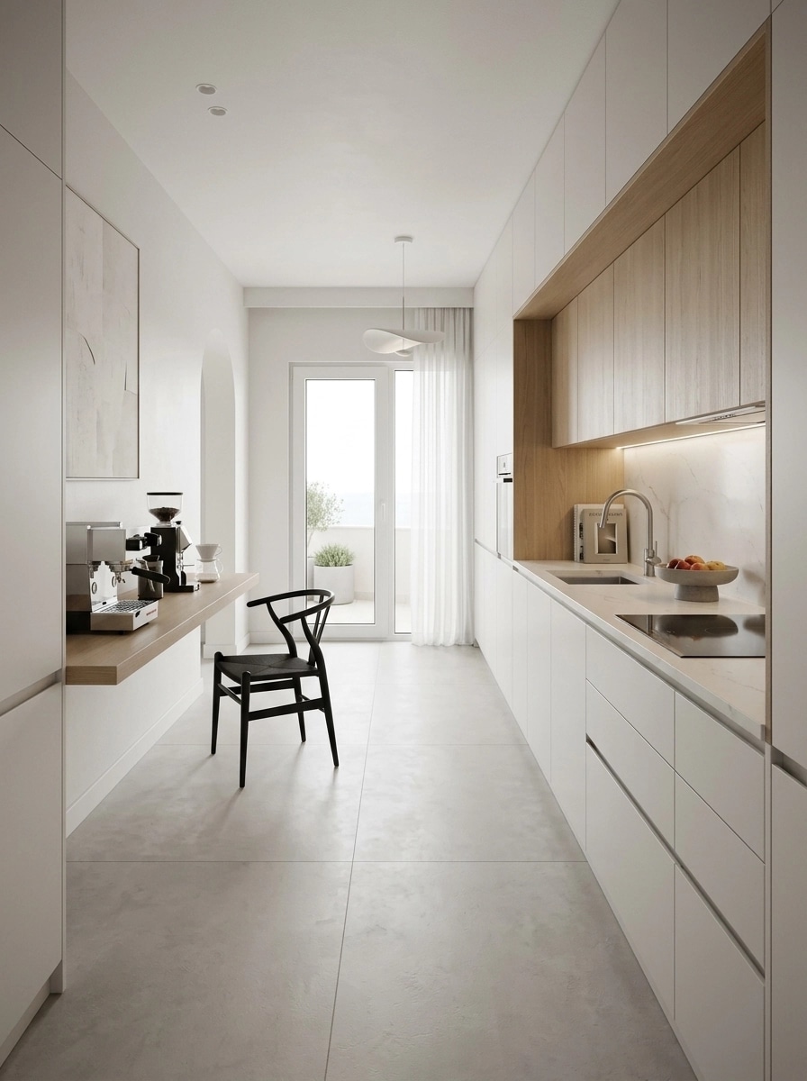 Minimalism Kitchen design — interior photo by GenRoom AI