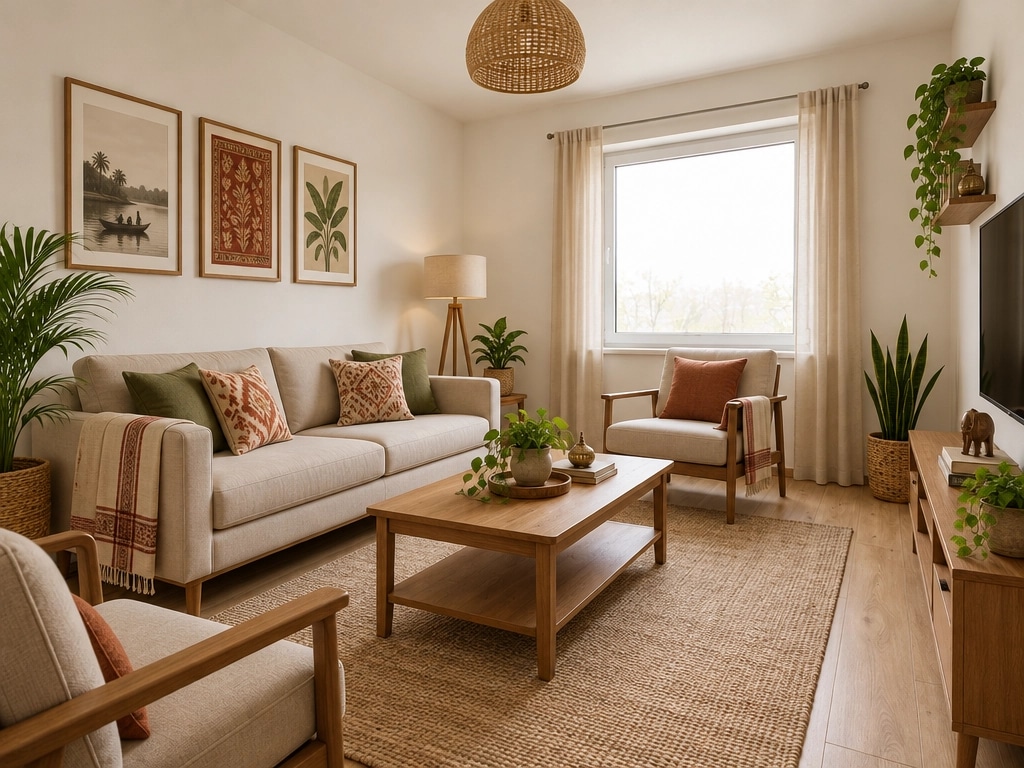 Interior design in Scandinavian style — Living Room by GenRoom AI