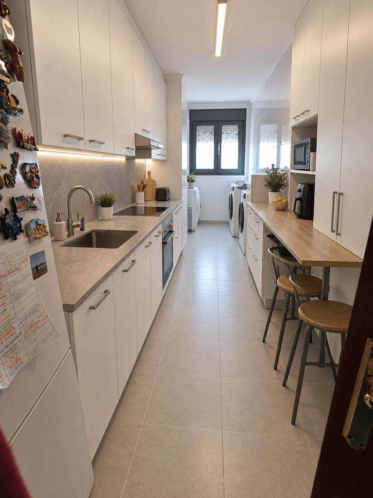 Kitchen interior in Minimalism style — photo by GenRoom AI