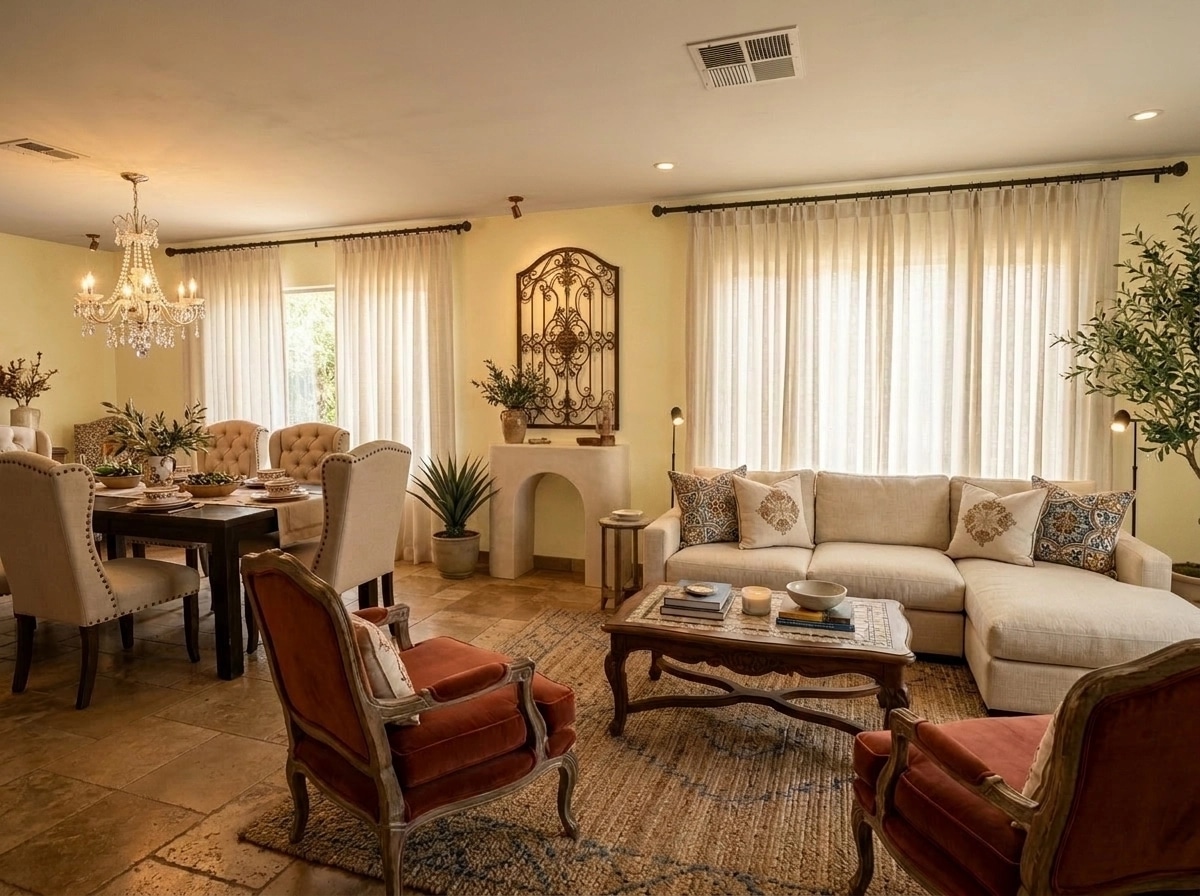 Interior design in Mediterranean style — Living Room by GenRoom AI