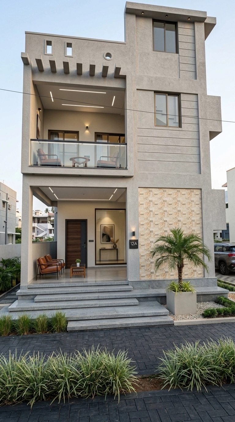 Contemporary Facade Facade design — facade photo by GenRoom AI