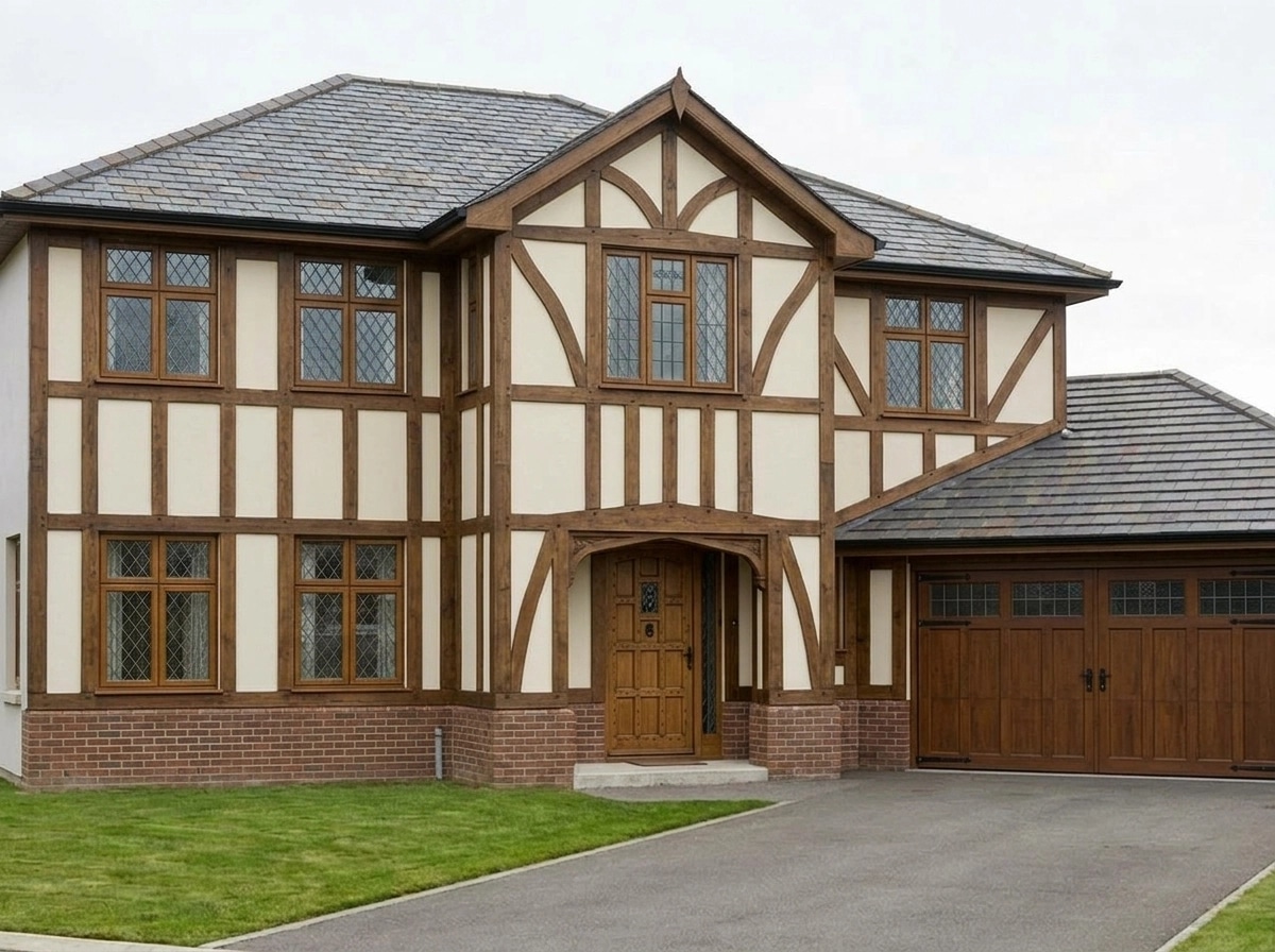 Tudor Facade Facade design — facade photo by GenRoom AI