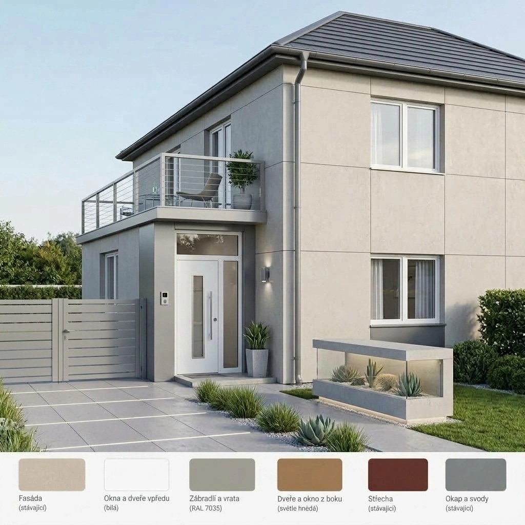Hi-Tech Facade Facade design — facade photo by GenRoom AI