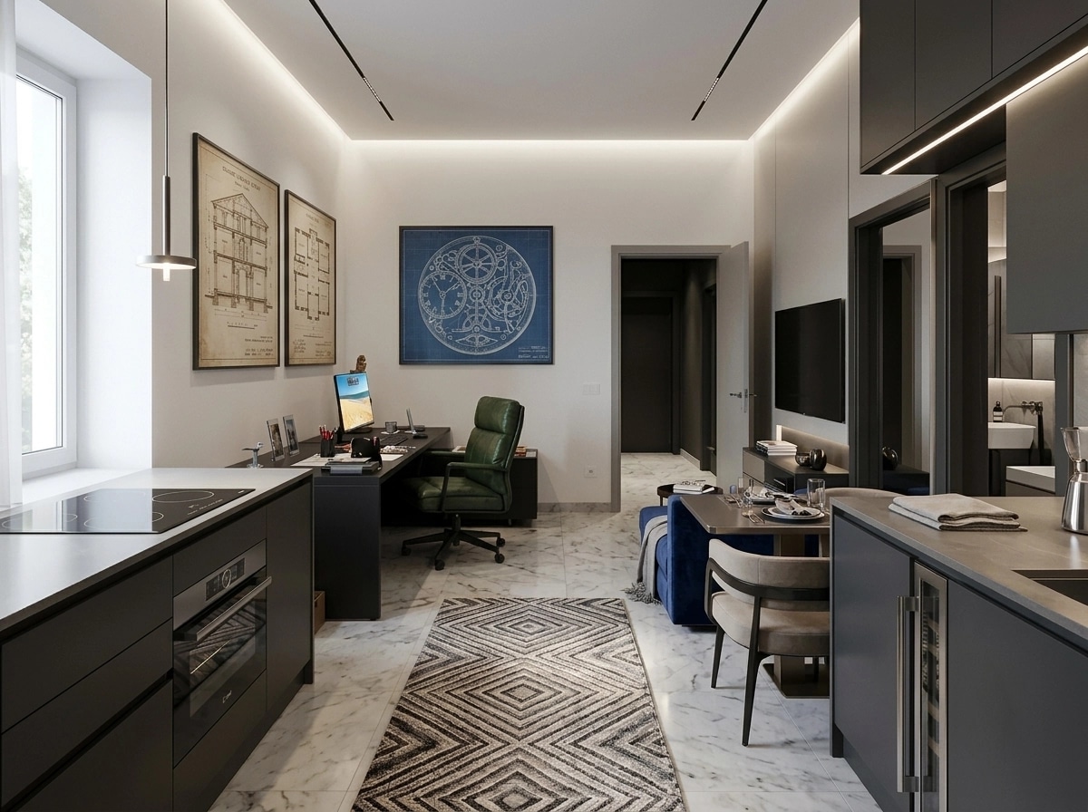 Interior design in Contemporary style — studio by GenRoom AI