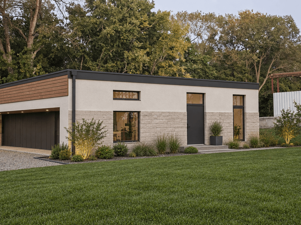Contemporary Facade Facade design — facade photo by GenRoom AI
