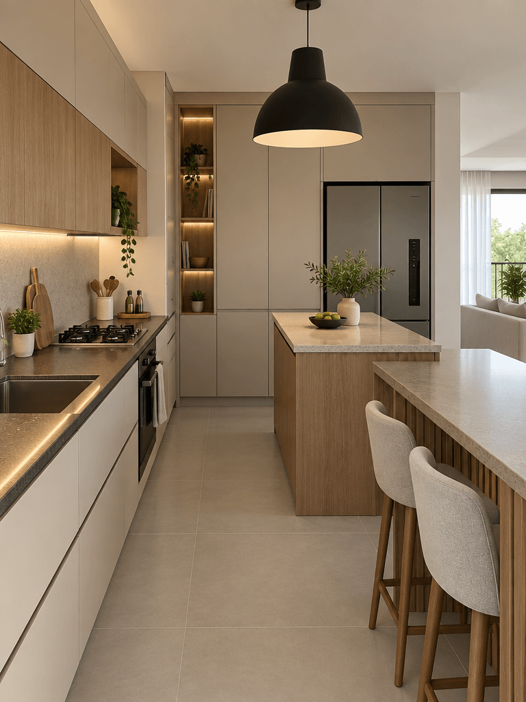 Kitchen interior in no_style style — photo by GenRoom AI