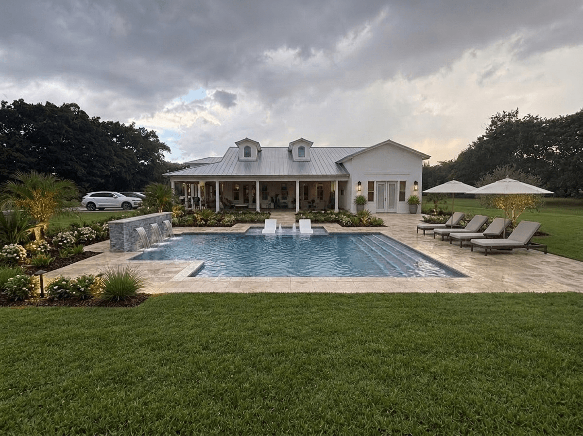 Yard design in no_style style — photo by GenRoom AI