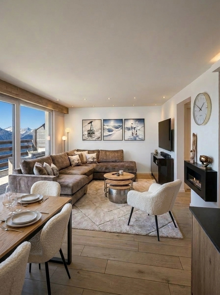 Interior design in Contemporary style — Living Room by GenRoom AI