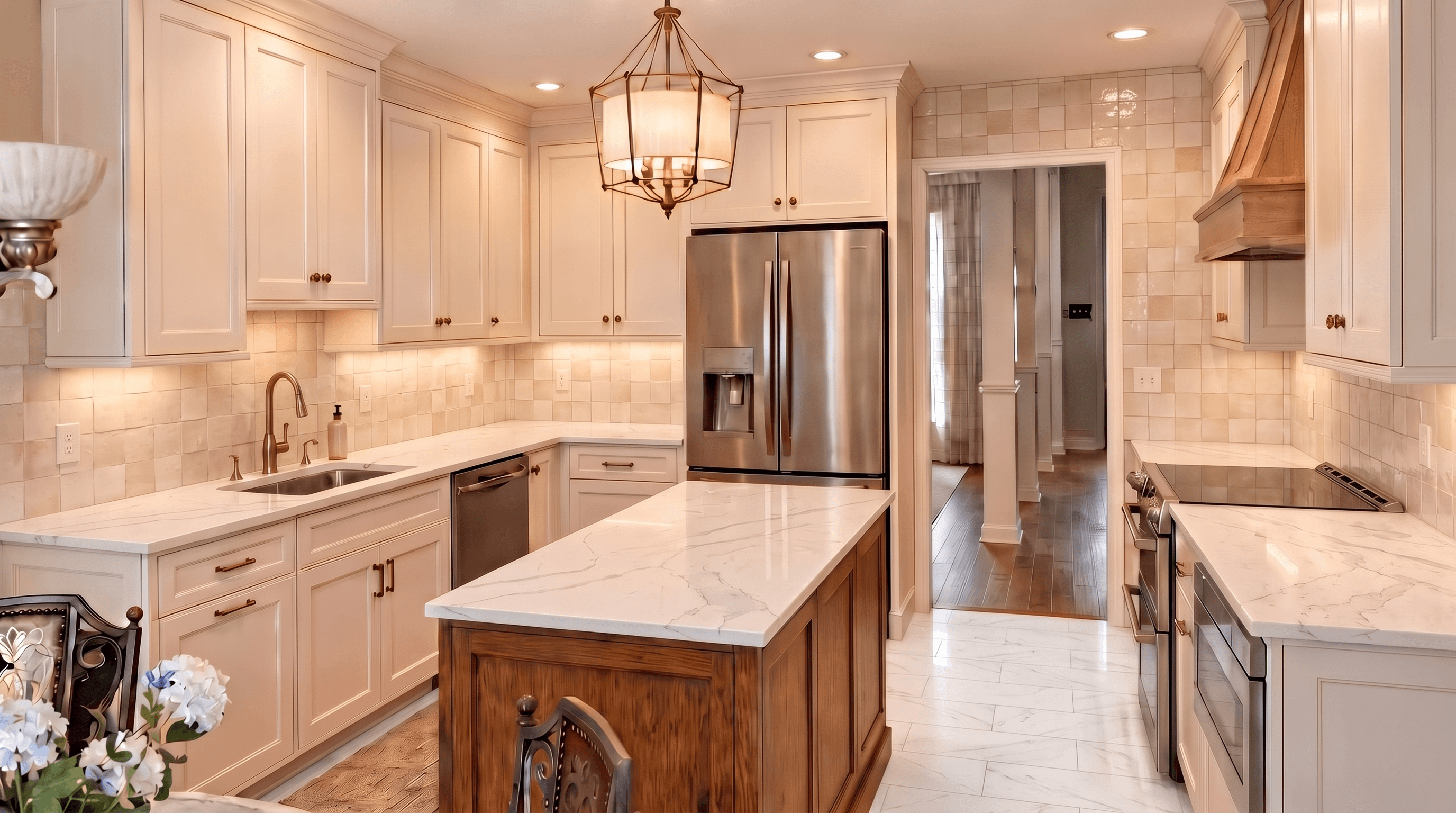 Kitchen interior in Classic style — photo by GenRoom AI