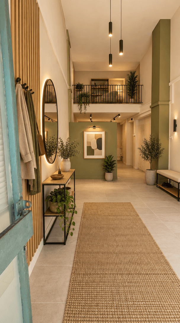 Contemporary Hallway design — interior photo by GenRoom AI