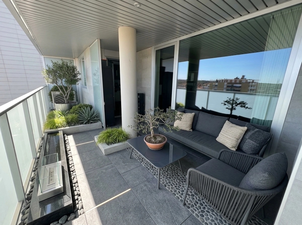Landscape design in Minimalist Yard style — Yard by GenRoom AI