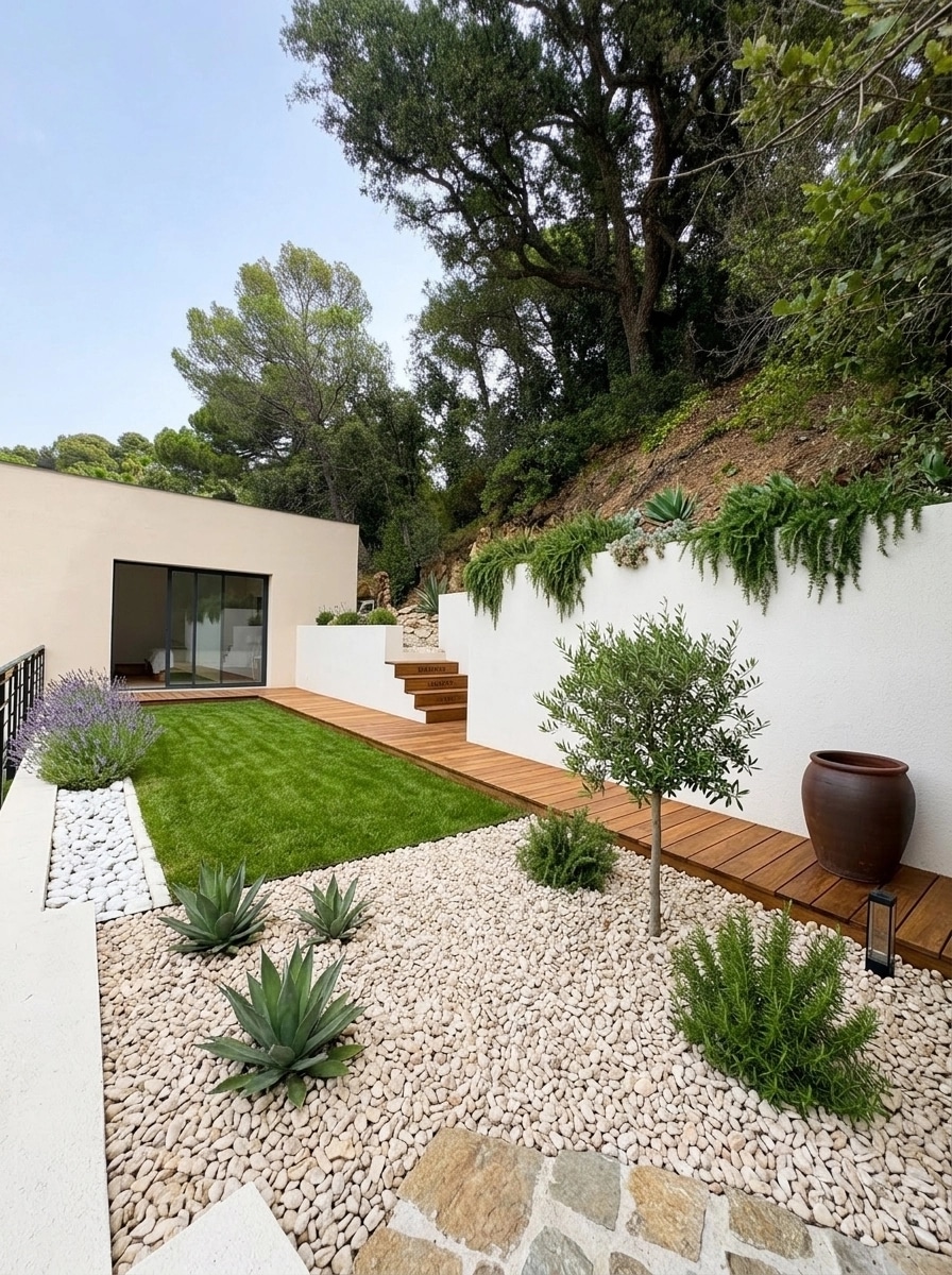 Yard design in no_style style — photo by GenRoom AI
