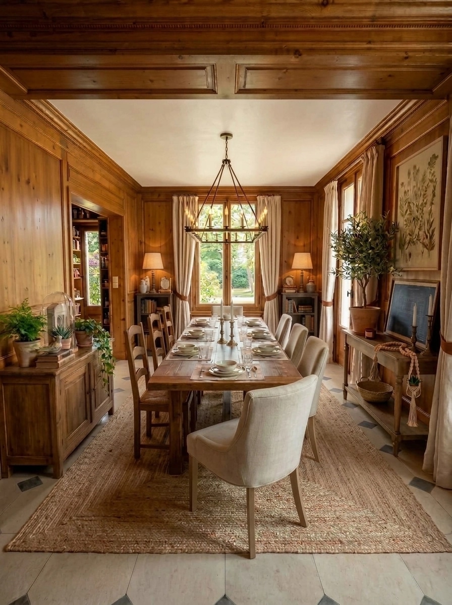 Interior design in Modern Farmhouse style — dining_room by GenRoom AI