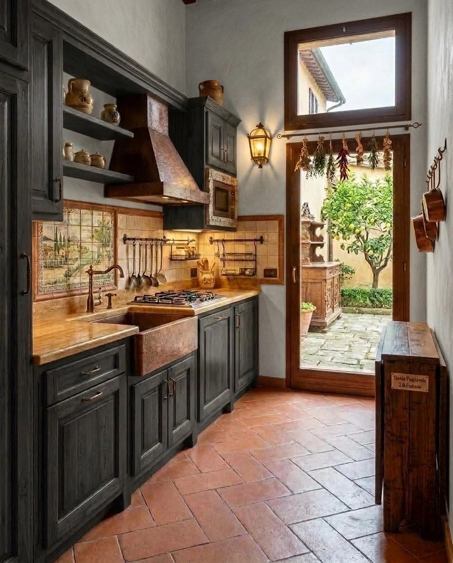 Tuscan Kitchen design — interior photo by GenRoom AI