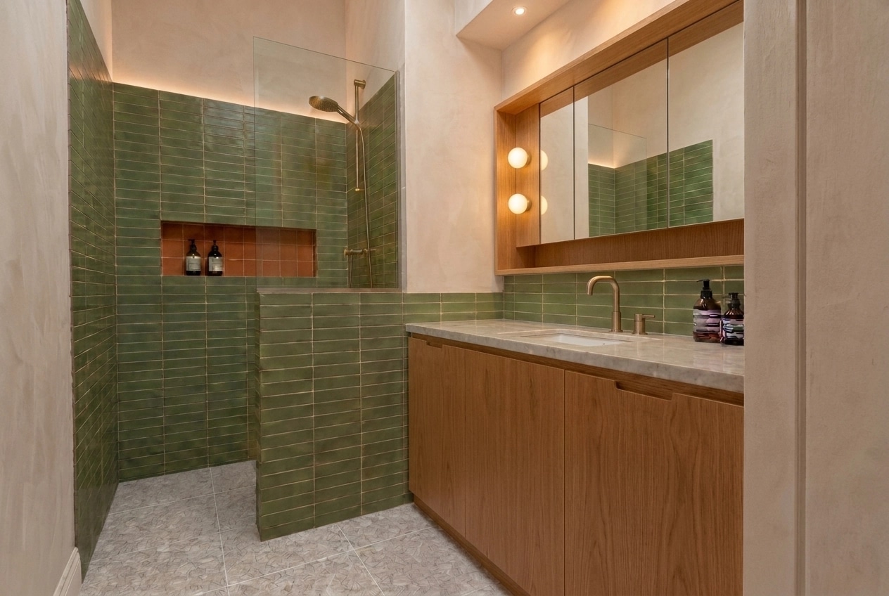 Bathroom interior in no_style style — photo by GenRoom AI