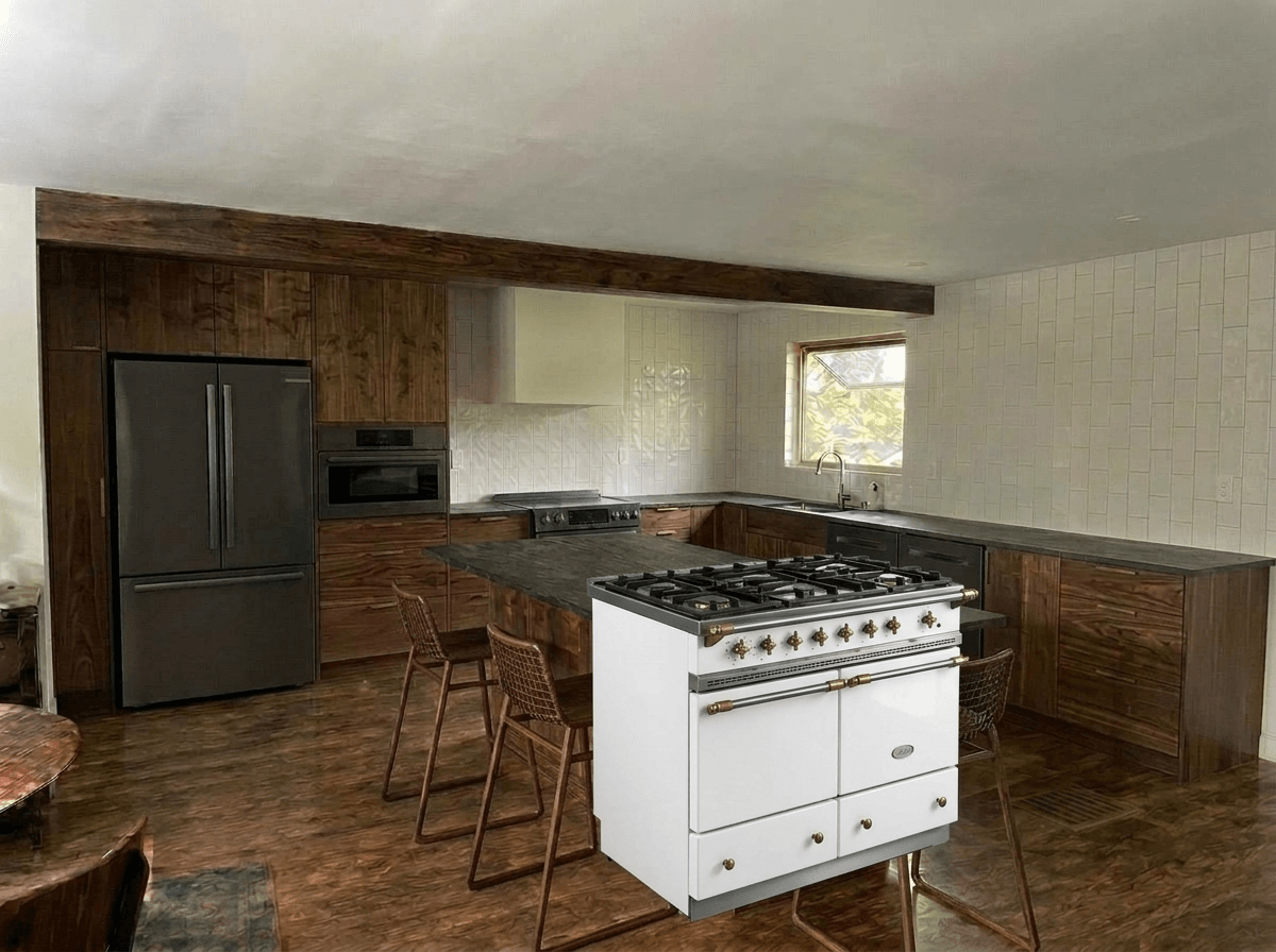 Kitchen interior in no_style style — photo by GenRoom AI