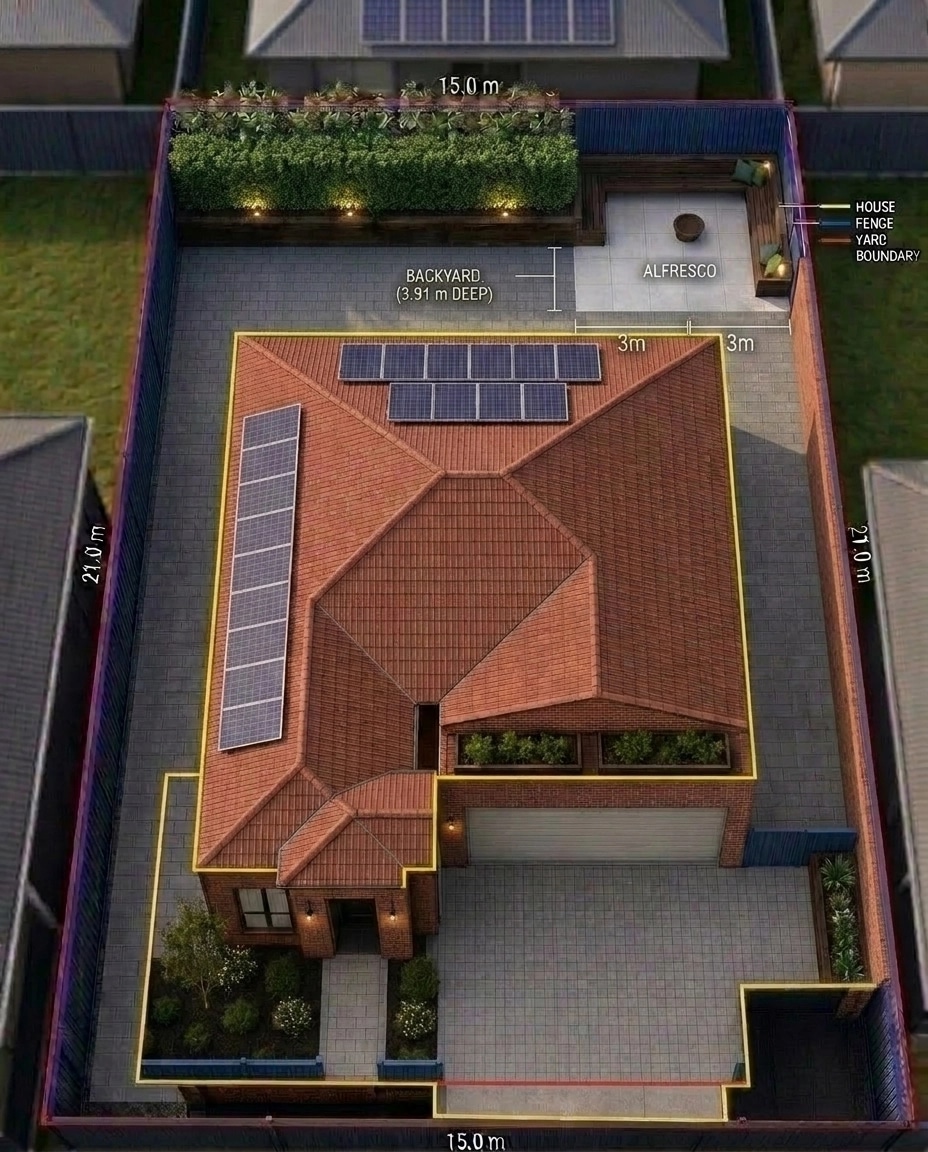 Landscape design in Minimalist Yard style — Yard by GenRoom AI