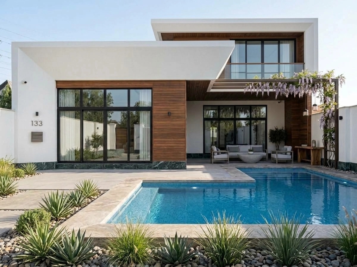 Contemporary Facade Facade design — facade photo by GenRoom AI