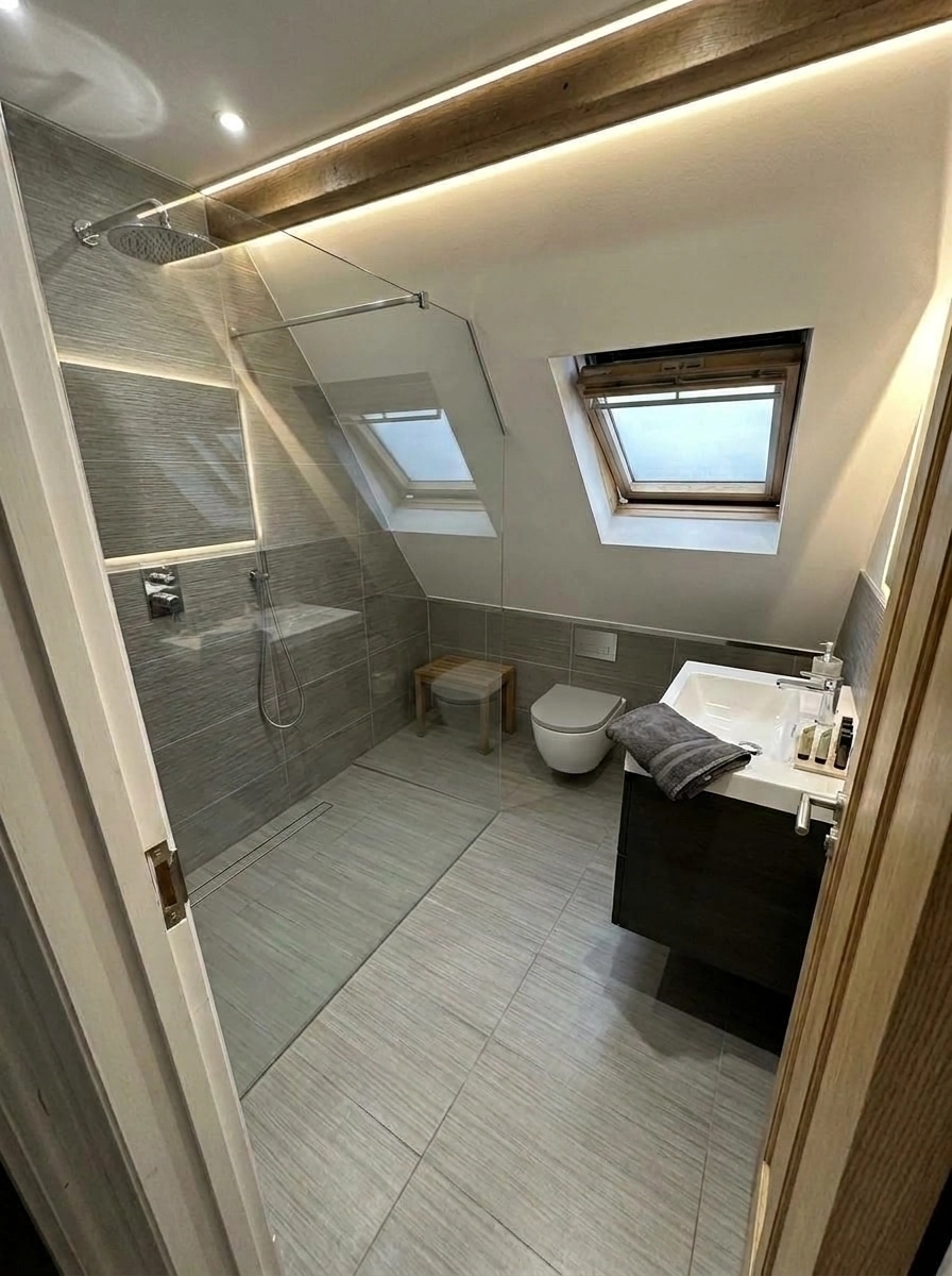 Bathroom interior in no_style style — photo by GenRoom AI
