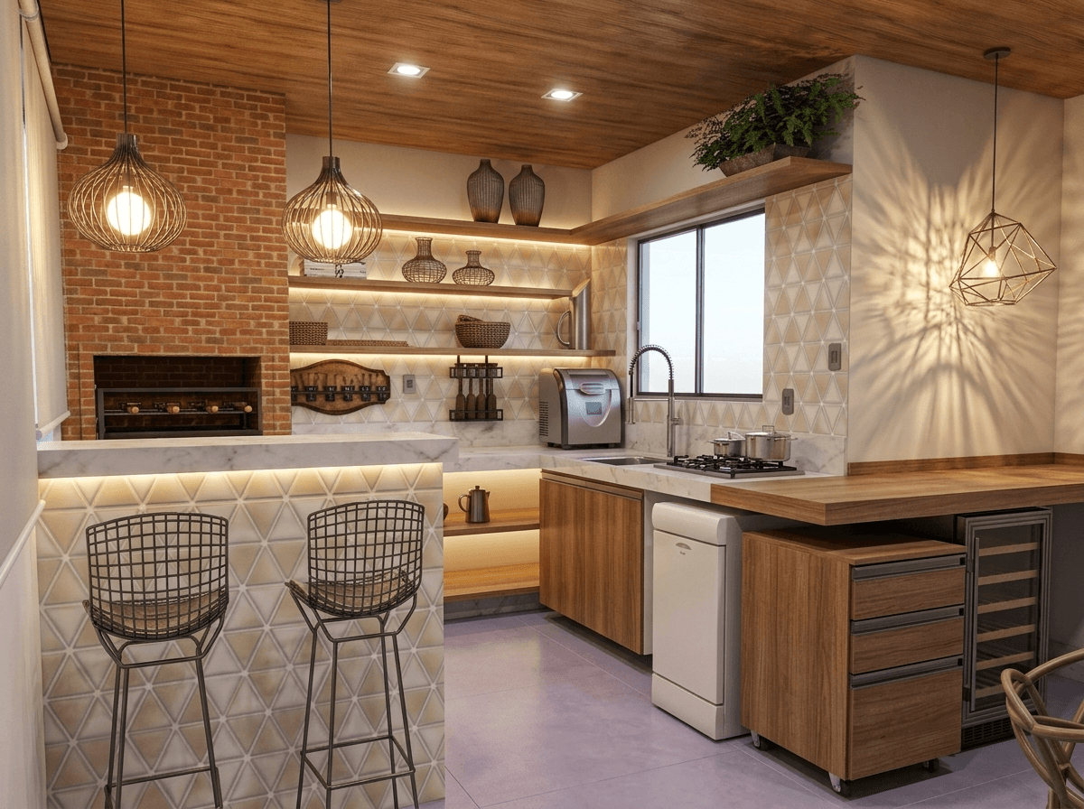 Kitchen interior in no_style style — photo by GenRoom AI