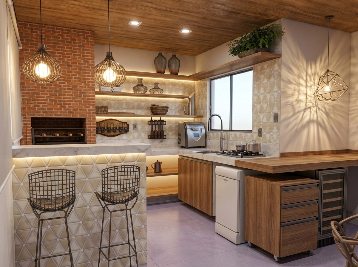 Kitchen interior in no_style style — photo by GenRoom AI