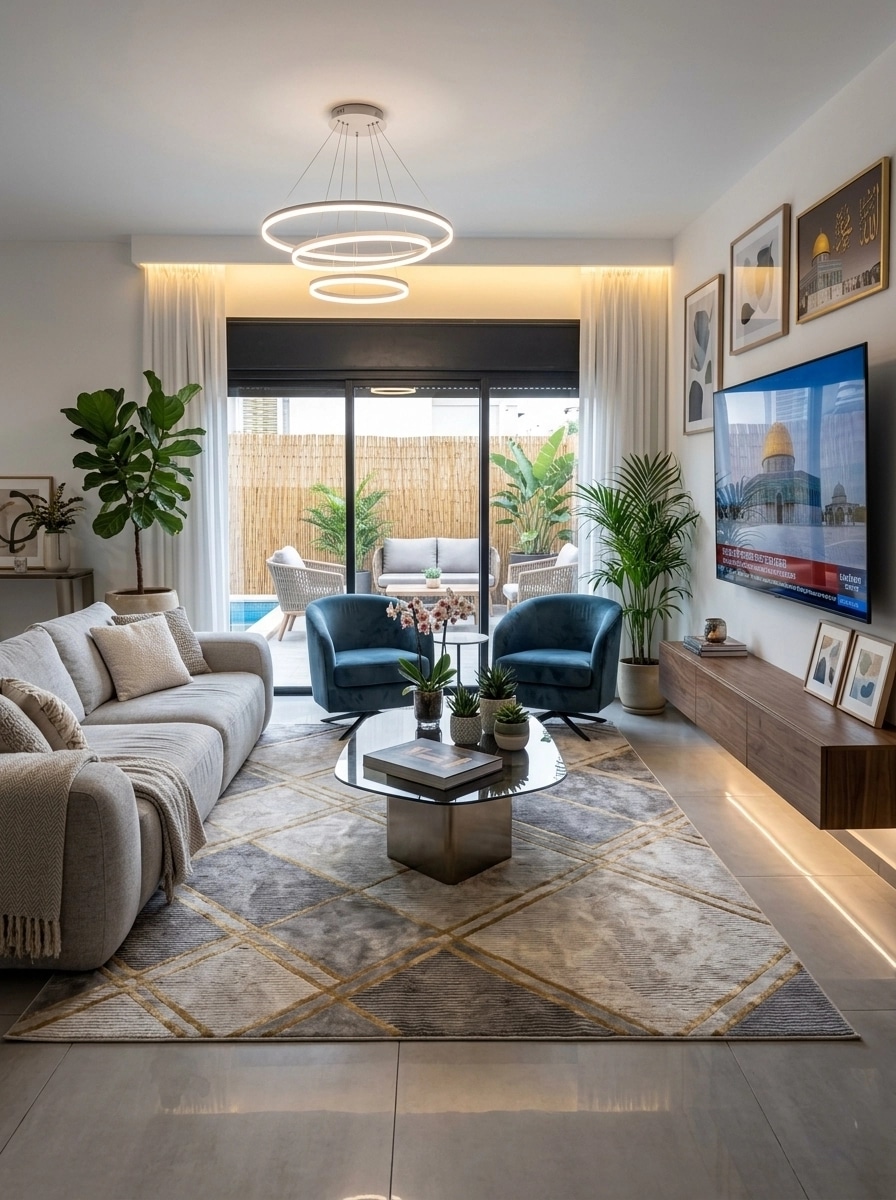 Interior design in Contemporary style — Living Room by GenRoom AI