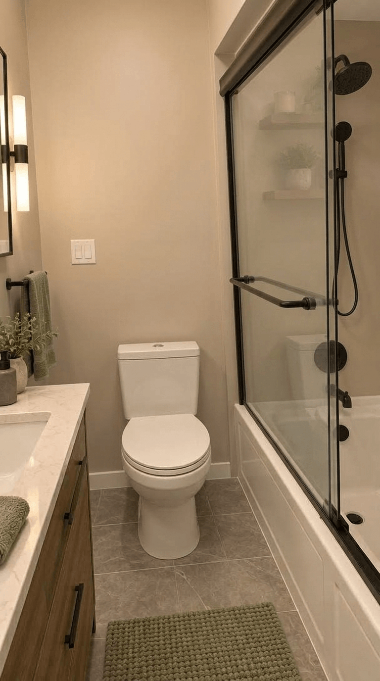 Bathroom interior in no_style style — photo by GenRoom AI