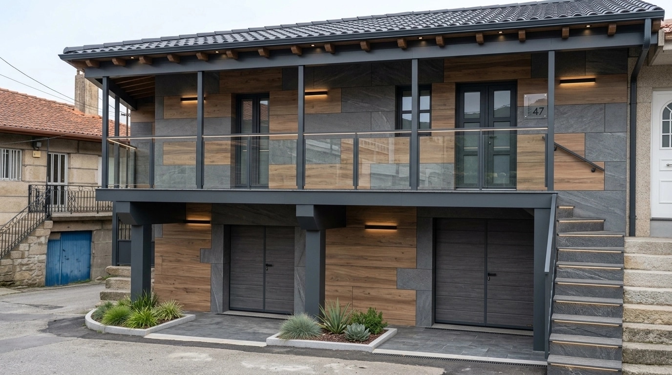Contemporary Facade Facade design — facade photo by GenRoom AI